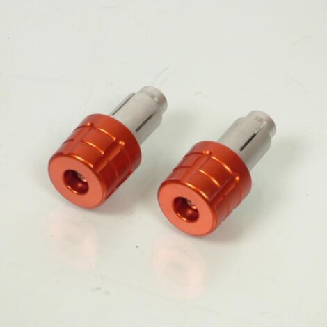 Embout de guidon pour Auto grenade orange Ø14/18mm Neuf (1/4)