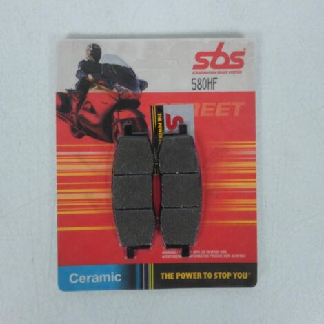 Plaquette de frein SBS pour Moto Yamaha 350 TT 1986 à 1993 AV (1/2)