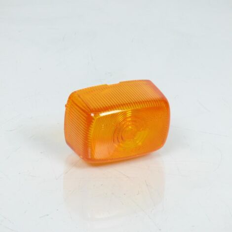 Cabochon de clignotant avant orange pour scooter MBK 50 Spirit (1/4)