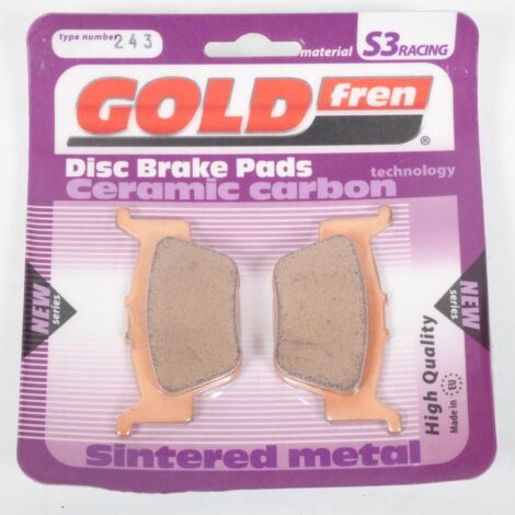Plaquette de frein Gold Fren pour Quad Honda 420 TRX Fourtrax ES (1/2)