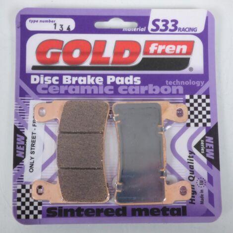 Plaquette de frein Gold Fren pour ULM Hyosung 650 GT Naked 2009 à (1/2)