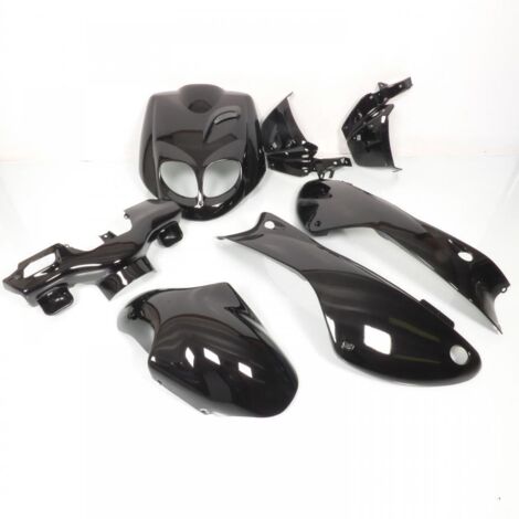 Kit carénage Tun'R pour Scooter Peugeot 50 Trekker noir 7 pièces