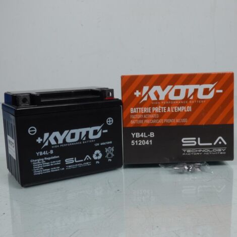 Batterie SLA Kyoto pour Auto YB4L-B SLA / 12V 4Ah Neuf