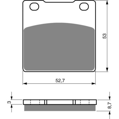 Plaquette de frein AP Racing pour moto Kawasaki 750 Z R ABS 2011-2013