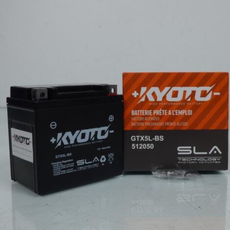Batteria AGM Yuasa YTX5L-BS – Ricambio Sigillato VRLA Per Moto, Scooter, ATV E Tagliaerba, Manutenzione Zero E Antiperdite
