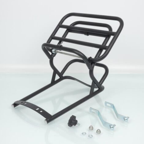 Porte bagage RMS pour scooter Piaggio 50 Vespa noir mat Neuf (1/4)