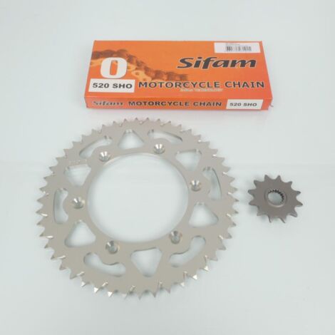 Kit chaîne Sifam pour Moto Suzuki 250 Rm-Z 4T 2007 à 2009 12x48 (1/2)