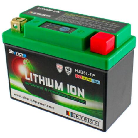 Batterie Lithium Skyrich YTX7A-BS Pour Moto HRD 50 Sonic 1999-2001 | 12V 2.4Ah | Léger Sans Entretien