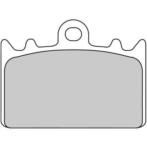 Plaquette de frein Ferodo pour Moto Kawasaki 400 ZXR 1999 à 2002 (1/2)