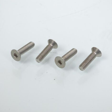 Lot de 4 vis BTR inox de couvercle de maitre cylindre M4 pas 0.7