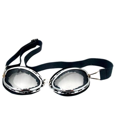 Lunette casque jet bol vintage pour moto custom mobylette