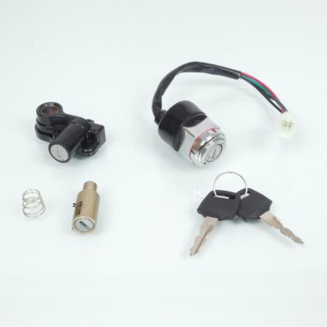 Kit serrure TNT pour Moto TNT 50 City DAX 4 fils Neuf (1/4)