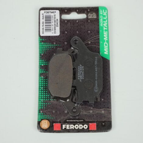 Plaquette de frein Ferodo pour Moto Yamaha 700 Tracer 2016 à 2019