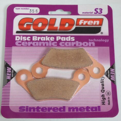 Plaquette de frein Gold Fren pour Quad Jcb 1000 D Groundhog 6x4 (1/2)