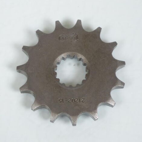 Pignon de sortie de boite Afam pour Moto Yamaha 125 DTR 15 dents (1/3)