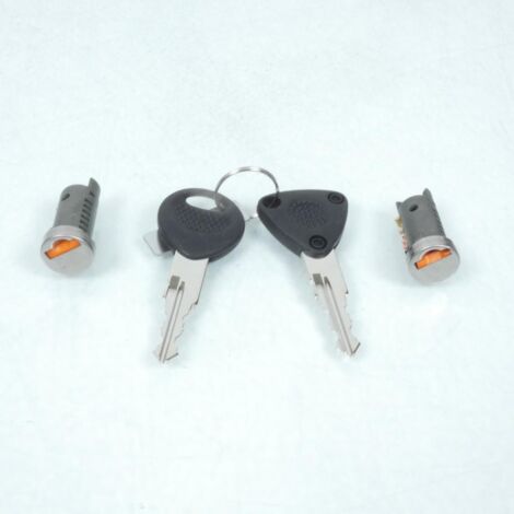 Kit barillet serrure Tecnium pour scooter Piaggio 50 Free 1995 à (1/4)