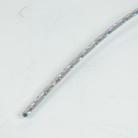 Un mètre de gaine lazer chrome 26/10 petite Tun'R pour moto (1/2)