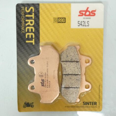 Plaquette de frein SBS pour Moto Honda 750 CBX 1984 à 1987 542LS (1/3)