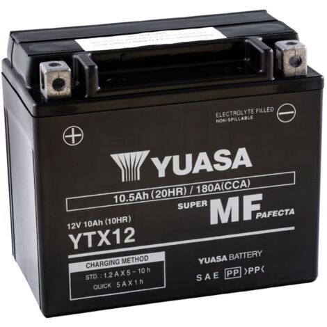 Batterie SLA Yuasa pour moto Aprilia 1000 RST Futura 2001 à 2005 (1/4)