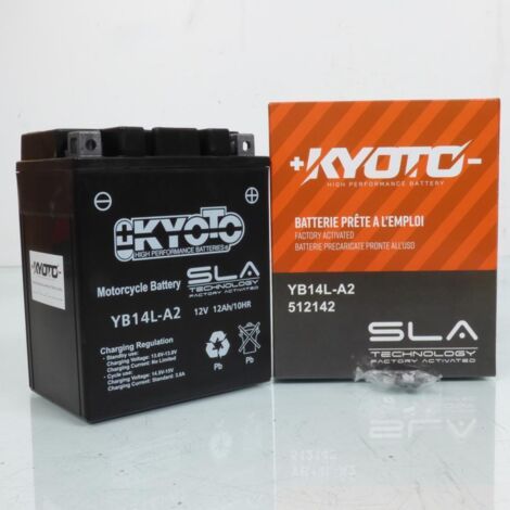 Batterie de Démarrage Moto Kyoto SLA Scellée pour Kawasaki 650 KLR 12V