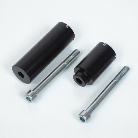 Kit fixation CRASH PADS noir BIHR pour moto Suzuki 650 SV 1999 à