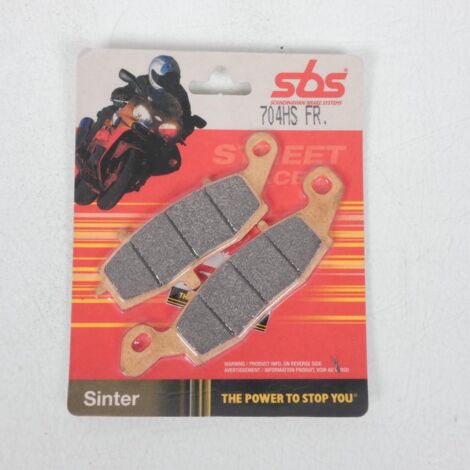 Paire plaquette de frein Avant SBS pour moto Suzuki 650 Sv 1999 à (1/2)