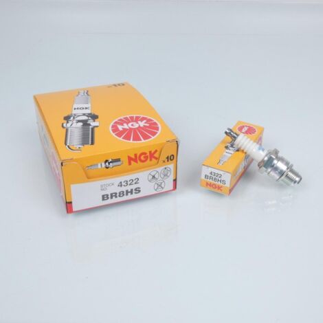 Bougie d'allumage NGK pour Scooter MBK 50 Nitro 2001 à 2008 BR8HS (1/3)