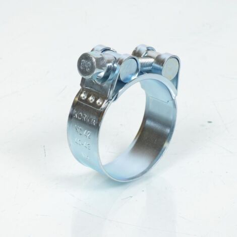 Collier de serrage à vis pour manchon pot d'échappement Ø40/43mm