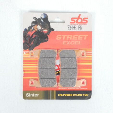 Plaquette de frein SBS pour Moto Harley Davidson 1745 FLSTF Fat (1/2)