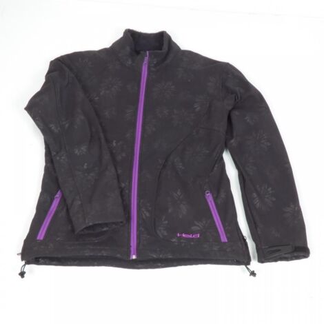 Veste fine noire et violette softshell coupe vent pour femme Held (1/5)