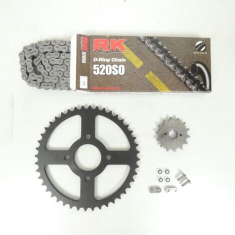 Kit chaîne FE pour moto Honda 125 Varadero 2001 à 2017 14x44 P