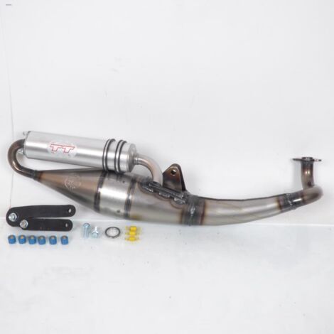 Pot échappement Leovince TT Hand Made pour scooter MBK 50 Nitro