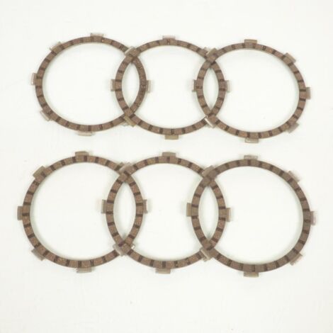 Disque d embrayage garnis x6 EBC pour moto Yamaha 125 DTLC 1985 à (1/2)