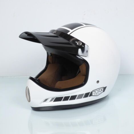 Casque cross intégral pour enduro cross vintage Torx Brad Legend