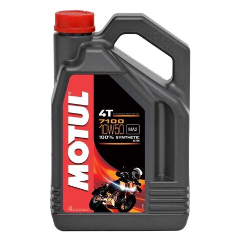 Bidon d'huile pour moto scooter deux roues Motul 7100 10W50