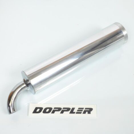 Silencieux d échappement Doppler pour Auto 50 S3R alu poli (1/5)