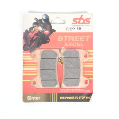 Plaquette de frein SBS pour Moto Ducati 620 Monster 2003 à 2004 (1/2)