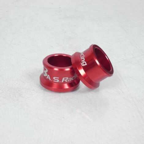 Paire entretoise de roue Ø25x33x40xL23mm 3AS Racing pour moto (1/3)