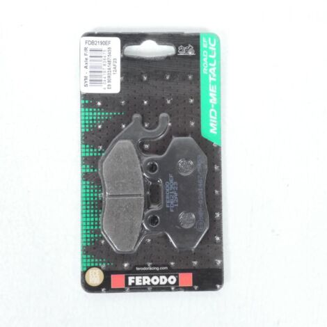 Plaquette de frein Ferodo pour Scooter Sym 125 JET 14 LC EURO4