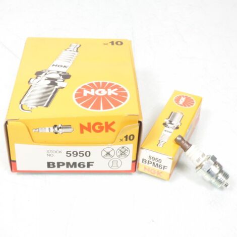 Bougie d'allumage NGK pour Auto BPM6F / 5950 / 10 Neuf (1/3)