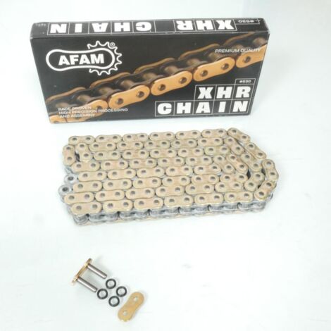 Chaîne de transmission Afam pour moto A530XHR2-G 112L Neuf (1/3)