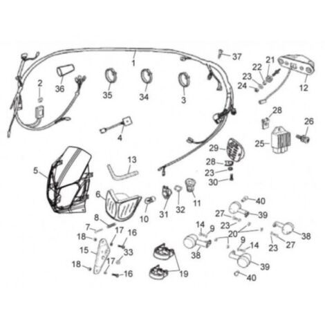Support divers origine pour Moto Derbi 50 Senda 3710120 Neuf (1/2)