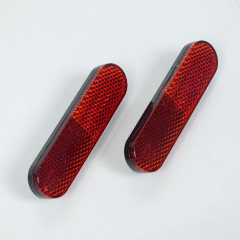 Catadioptre réflecteur homologué RMS à visser rouge 95x25mm pour (1/3)
