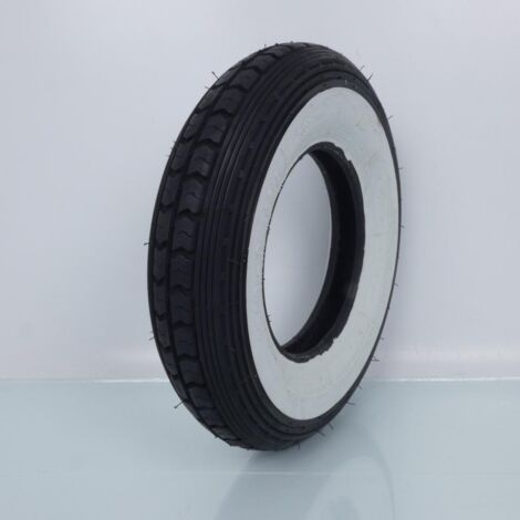 Pneu 3.50-8 46J Continental LB flanc blanc Tube Type pour scooter (1/4)