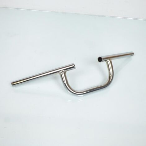 Guidon chromé pour mobylette cyclomoteur MBK 51 type Roadster Mag (1/4)