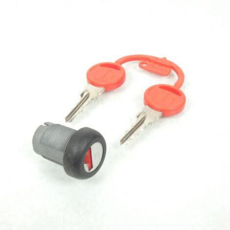 Barillet serrure selle avec clé pour moto Peugeot 50 XR7 755771 (1/5)