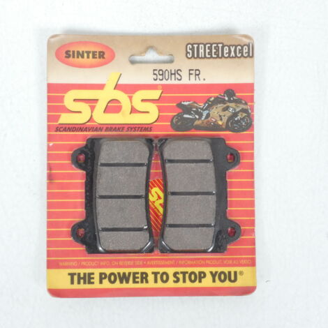 Plaquette de frein SBS pour Moto Yamaha 400 FZR RSP EXUP 1987 AVG (1/2)