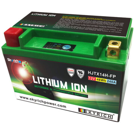 Batterie Lithium 12V 4Ah pour Moto Aprilia 750 Shiver 2007-2013 – Ultra légère – CCA 240A – Bornes + à gauche – Skyrich
