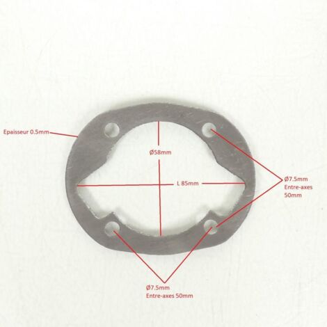 Joint embase bas de cylindre origine pour scooter Peugeot 055014 (1/2)