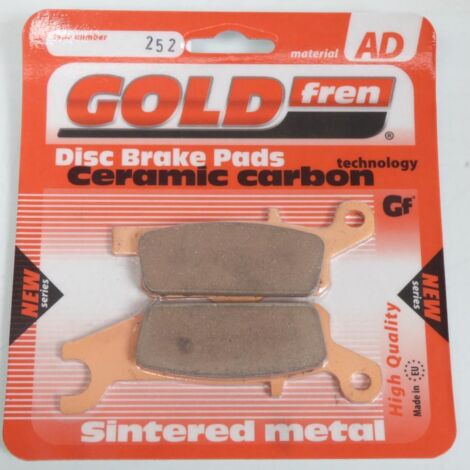 Plaquette de frein Gold Fren pour Quad Yamaha 250 Yfm Raptor 2008 (1/2)